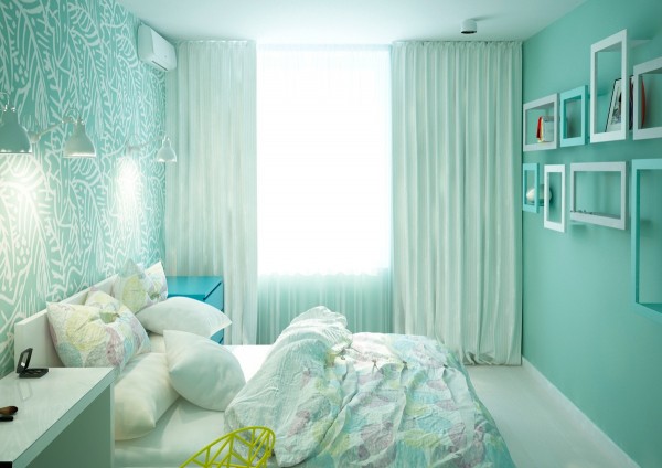 Những mẫu thiết kế nội thất phòng ngủ đẹp tông xanh “chất đến phát ngất” 2018