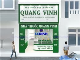 Thiết kế nhà thuốc tây Quang Vinh, Quận 3