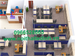 Thiết kế nội thất văn phòng Công ty Minh Đạt