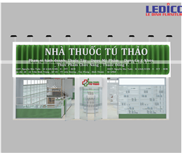Thiết kế thi công nhà thuốc tây Tú Thảo Bình Thuận
